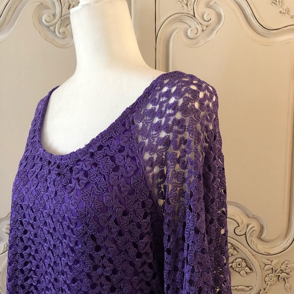 Purple Lace Blouse